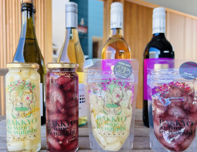 ワイン＆「鳴門らっきょピクルス」